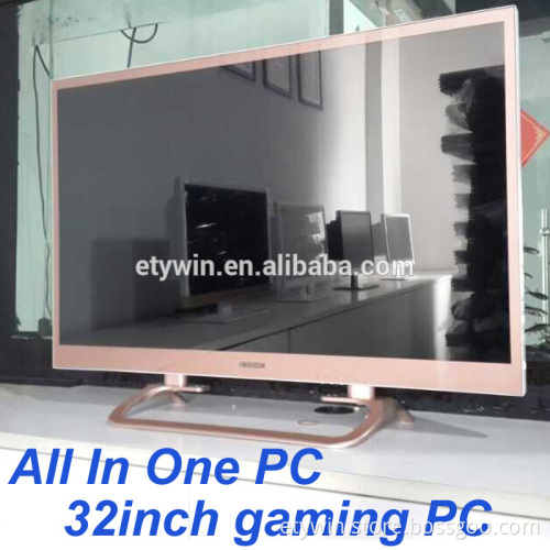 All in one pc, gaming all-in-one pc cheap computer with built-in all in one ,pc case 32" LED monitor wholesale gaming pc